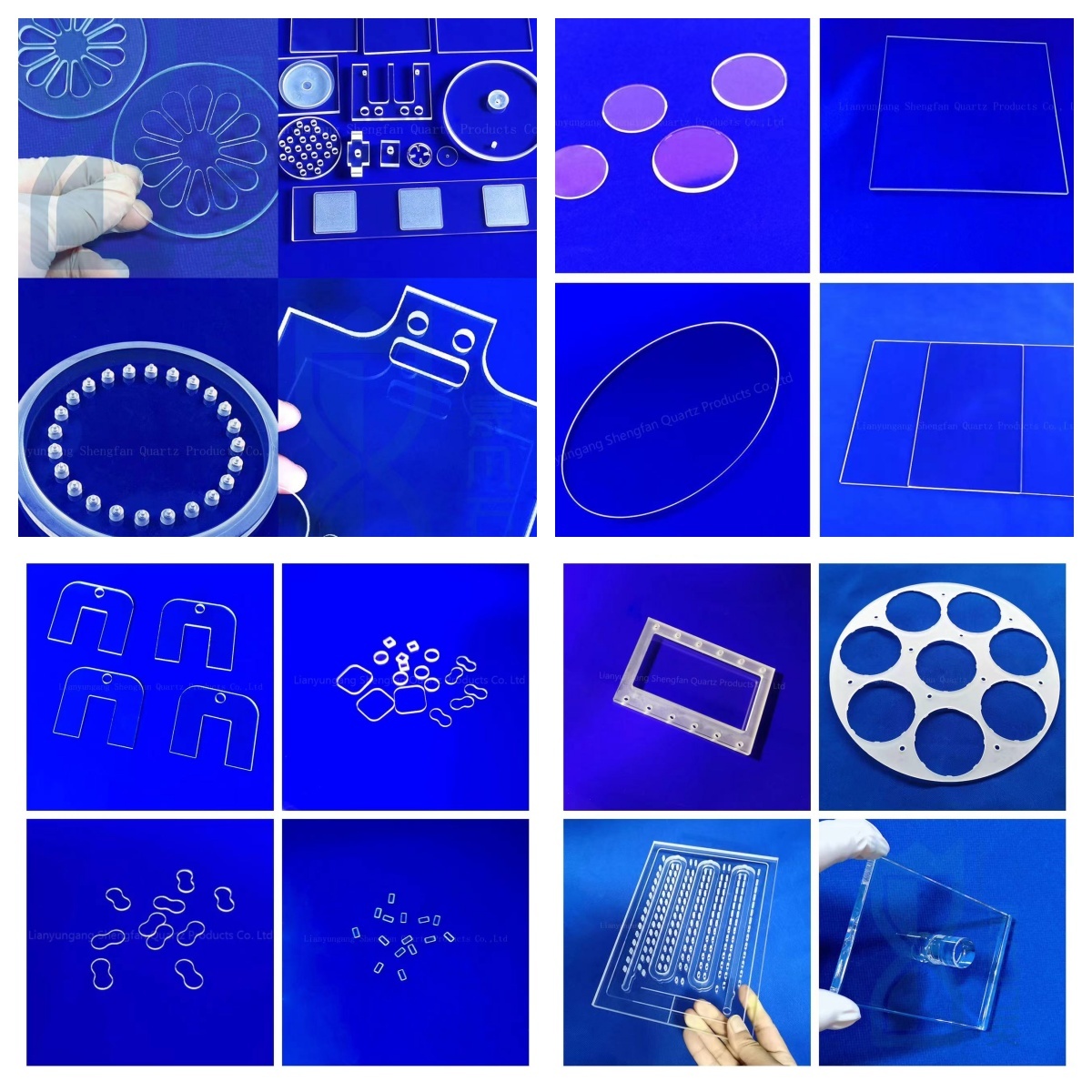 Dernière affaire concernant Custom Special-shaped Quartz Sight Window for Korean Semiconductor Client-Amy