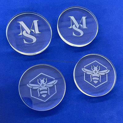 qualité Custom High Purity Fused Silica High Resistant Quartz Glass Disc Usine