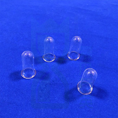 qualité Customized Clear Round Bottom End Quartz Test Tube For LaboratoryCustomized transparent circular flanged round/bottomed experimental quartz test tubes, suitable for laboratory use Usine