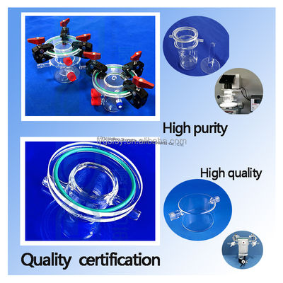 qualité  High Precision Flanged Quartz Glass Reactor with Ozone Free Welding for 1100℃ Hydrogen Production Usine