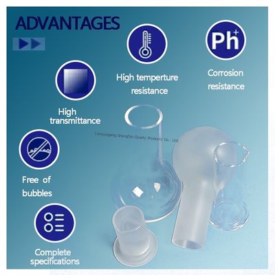 qualité  Custom 50-5000ML Quartz Glass Round Bottom Long Neck Flask Usine