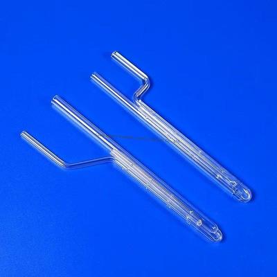 qualité  Custom High Temperature and Corrosion Resistant BET Quartz Sample Tubes for Laboratory Use Usine