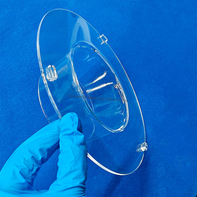 qualité  Corrosion Resistance High Temperature Resistant Transparent Quartz Tube Flange Connected Quartz Glass Tube Usine