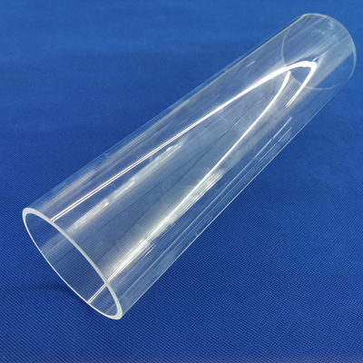 Tube en verre de quartz fondu clair à haute température avec toutes les dimensions