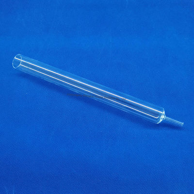 Tube en verre de quartz SiO2 de haute pureté résistant à la corrosion et aux hautes températures et tube en silice fondue