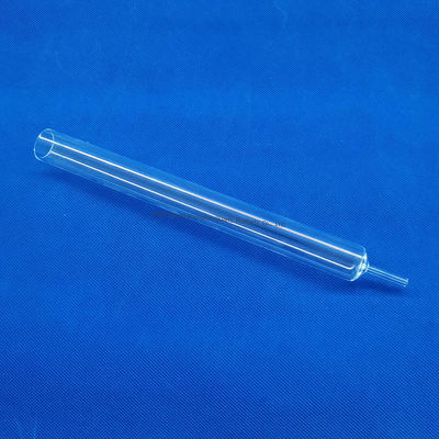 Tube en verre de quartz SiO2 de haute pureté résistant à la corrosion et aux hautes températures et tube en silice fondue