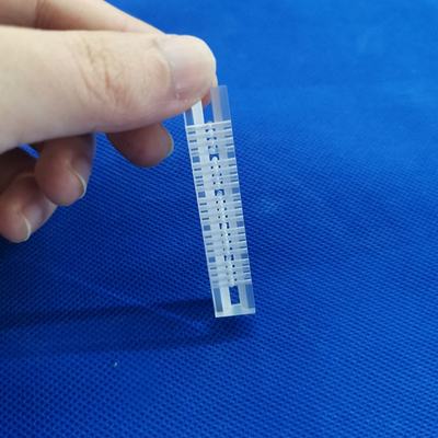 Clair optique de cylindre de fraisage de Rod en verre de quartz de finition de commande numérique par ordinateur fondu pour le semi-conducteur solaire