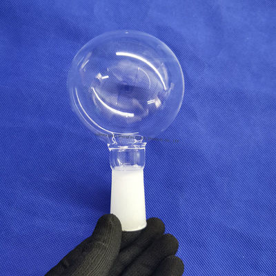 Réacteur tubulaire en verre de quartz transparent personnalisé