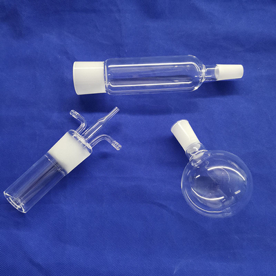 10 - bouilloire de réaction du feu de quartz de tube de verre de centrifugeuse de l'huile 100ml pour le laboratoire