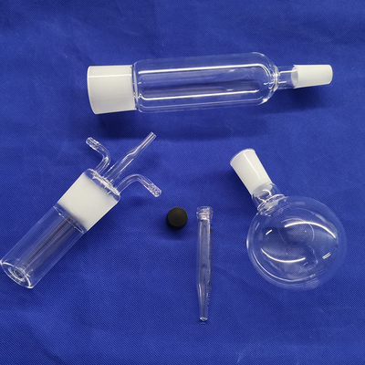 10 - bouilloire de réaction du feu de quartz de tube de verre de centrifugeuse de l'huile 100ml pour le laboratoire
