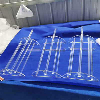 Porte-plaquettes à fentes, barquette en verre de quartz