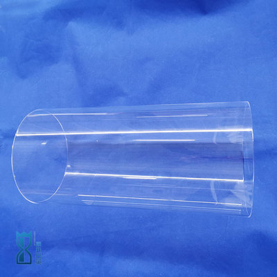 Le cylindre résistant à la chaleur en verre de quartz a fondu des tubes de quartz transparent de silice