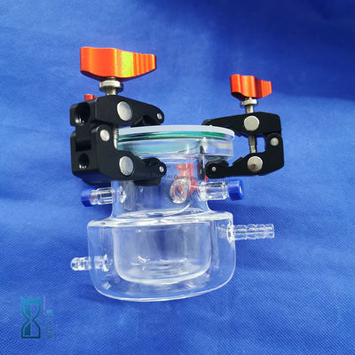 Réacteur de verre de quartz clair pour laboratoire