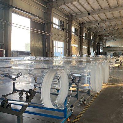 Fabrication de tubes en verre clair au quartz photovoltaïque de grand diamètre