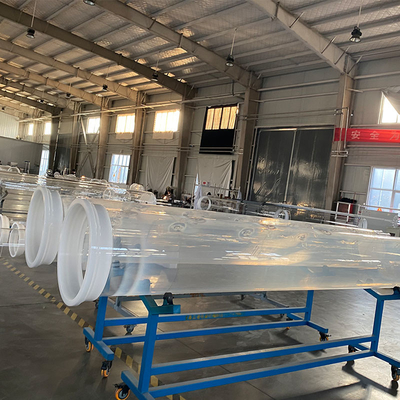 Fabrication de tubes en verre clair au quartz photovoltaïque de grand diamètre