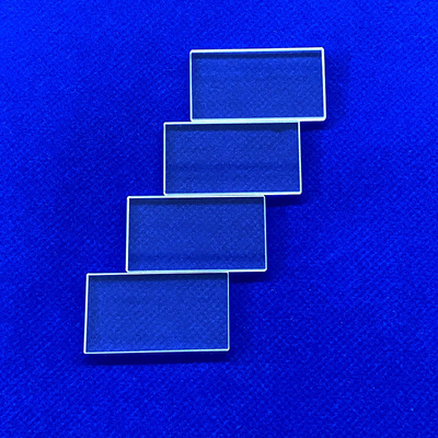 Plaque de quartz en silice fusionnée Plaque de verre de quartz en silice poli Plaque de fenêtre de quartz