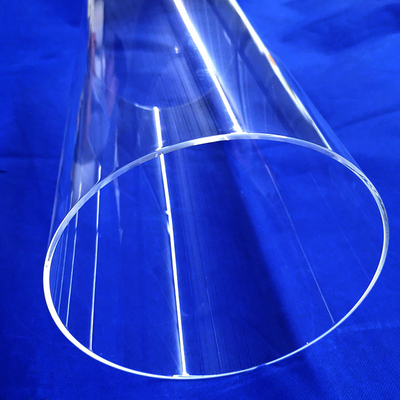 Résistance à haute température Toutes les tailles de tubes capillaires en verre quartz en silice fondu Tubes en verre quartz transparents