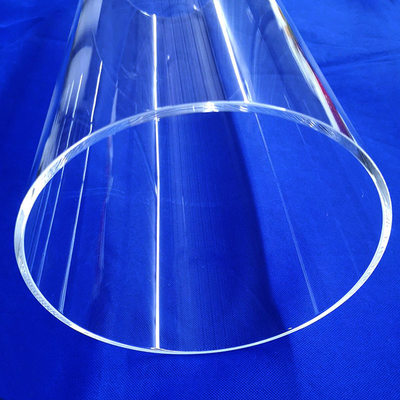 Résistance à haute température Toutes les tailles de tubes capillaires en verre quartz en silice fondu Tubes en verre quartz transparents