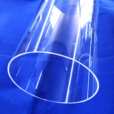 Résistance à haute température Toutes les tailles de tubes capillaires en verre quartz en silice fondu Tubes en verre quartz transparents