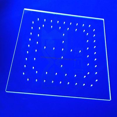 Plaque en quartz fondu de qualité militaire avec taille personnalisable et tolérance de précision pour applications à haute température