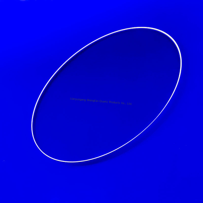 Plaque de verre quartz UV transparente avec SIO2 99,99% Densité 2,2 g/cm3