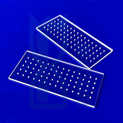 Vente à chaud sur mesure Plaque de quartz finement poli fondue de haute qualité