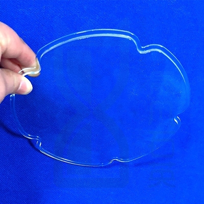 Vitres optiques en verre quartz de silice fusionné à haute pureté UV sur mesure pour instruments électroniques