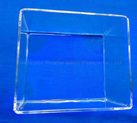 Plaque de verre de quartz à haute transmission résistante à la corrosion avec une température de travail de 1100°C