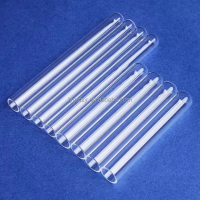 Fabrique de tubes d'essai de quartz de laboratoire résistants à la corrosion
