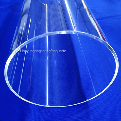 Tubes de quartz de grand diamètre résistantes aux températures élevées