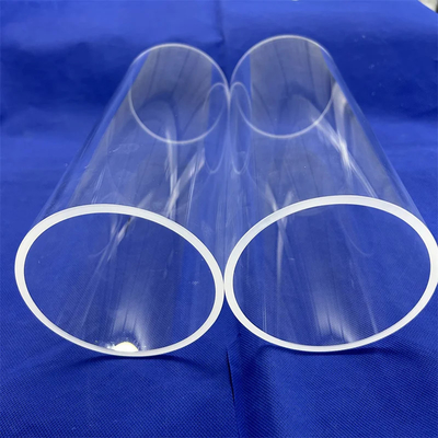 Tubes de quartz de grand diamètre résistantes aux températures élevées