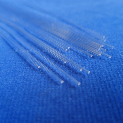 Fabrication personnalisée transparente de petit diamètre de quartz capillaire résistant à la corrosion à haute température