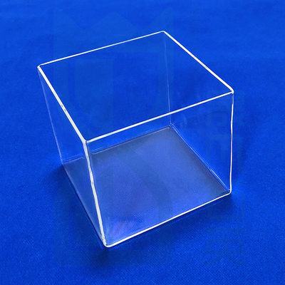 Réservoir carré en verre de quartz destiné aux laboratoires pour les fluides de mesure résistants à la corrosion