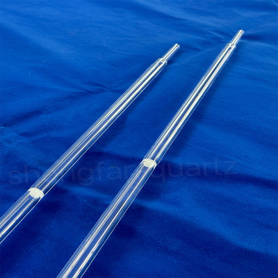 Produits de tubes de verre au quartz poli transparents