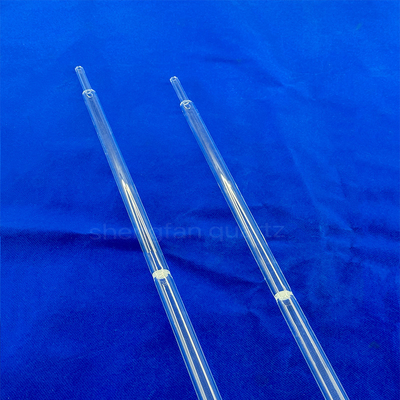 Produits de tubes de verre au quartz poli transparents