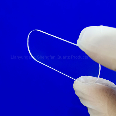 Vitres optiques en verre quartz de silice fusionné à haute pureté UV sur mesure pour instruments électroniques