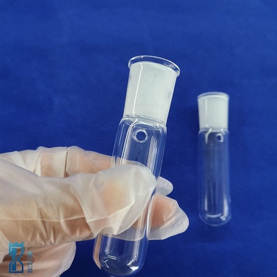 Fabrique Laboratoire personnalisé Quartz fond rond tube d'essai plat résistant à la corrosion haute température