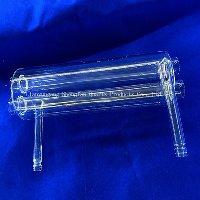 Tubes de chauffage à température élevée Tubes de fourneau Tubes de verre de quartz de laboratoire à haute pureté