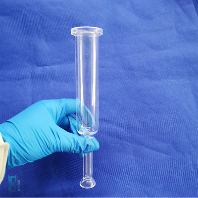 Tubes de chauffage à température élevée Tubes de fourneau Tubes de verre de quartz de laboratoire à haute pureté