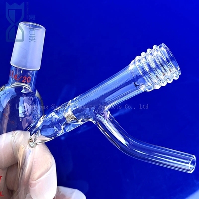 Tubes de chauffage à température élevée Tubes de fourneau Tubes de verre de quartz de laboratoire à haute pureté