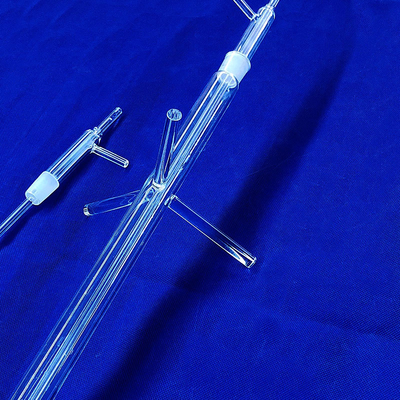 Tubes de chauffage à température élevée Tubes de fourneau Tubes de verre de quartz de laboratoire à haute pureté
