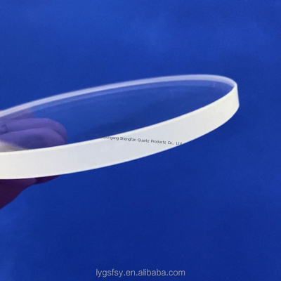 Applications optiques de précision Plaque de verre au quartz avec une technologie avancée et une durabilité