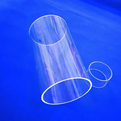 Tubes de quartz transparentes résistantes aux températures élevées