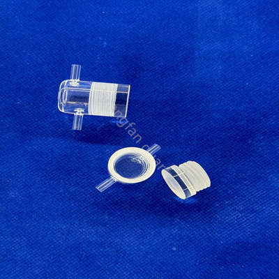 Fabrique sur mesure à haute température et résistant à la corrosion de haute pureté de laboratoire scellé quartz fil de tuyau