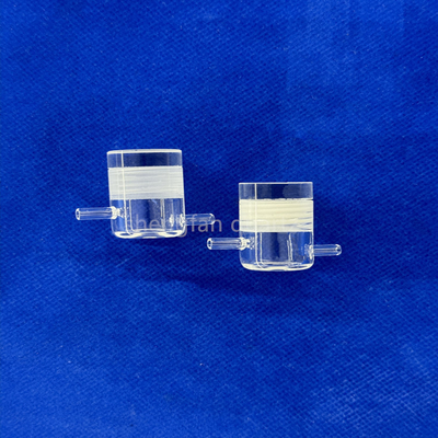 Fabrique sur mesure à haute température et résistant à la corrosion de haute pureté de laboratoire scellé quartz fil de tuyau