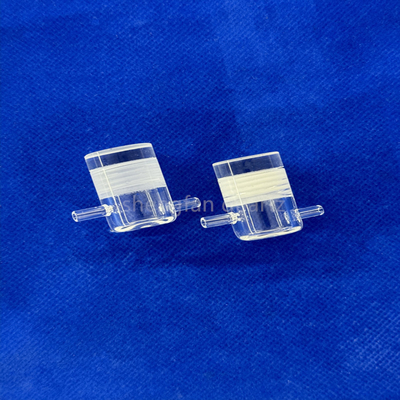 Fabrique sur mesure à haute température et résistant à la corrosion de haute pureté de laboratoire scellé quartz fil de tuyau