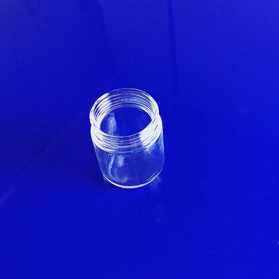 Pipe de fil de quartz de laboratoire scellée à haute température de haute pureté sur mesure