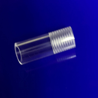 Pipe de fil de quartz de laboratoire scellée à haute température de haute pureté sur mesure