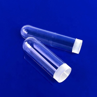 Pipe de fil de quartz de laboratoire scellée à haute température de haute pureté sur mesure