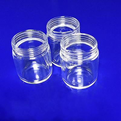 Pipe de fil de quartz de laboratoire scellée à haute température de haute pureté sur mesure